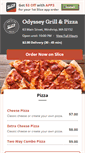 Mobile Screenshot of odysseypizzagrill.com